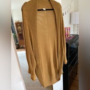 Tamaki Niime Knit Cocoon Sweater, Mustard, OOAK